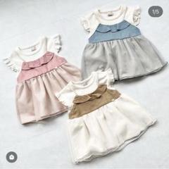 petitmain 胸フリルドッキングT90cm
