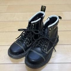 Dr. Martens ブラックブーツ ジッパー付き 19cm