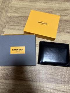 ETTINGER ブラック 二つ折り財布のサムネイル