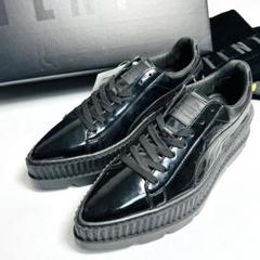 お歳暮 × 新品箱付】FENTY PUMA ポインテッドトゥ 厚底スニーカー 25 靴