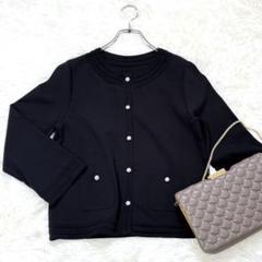 A2329【フォクシー】未使用級✨日本製 イタリア産糸使用 カーディガン パール A2329【フォクシー】未使用級✨日本製 イタリア産糸使用