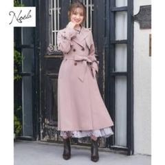 【タグあり♡クリーニング済♡匿名配送】Noela ノエラ トレンチコート ピンク ガウントレンチコート | コート | Noela OFFICIAL WEB STORE