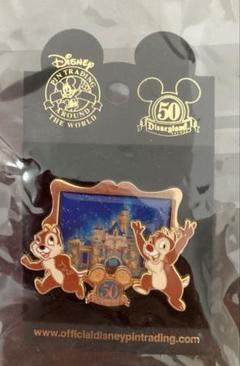 チップとデール 50周年記念ピンバッジ