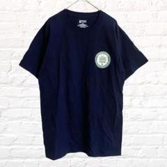 ギア クルーネック 半袖 Tシャツ ドロップショルダー バックプリント 英字ロゴ
