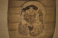 真作/中島有章/大黒大判図/布袋屋掛軸HC-857 真作/中島有章/大黒大判図/布袋屋掛軸HC-857 - メルカリ