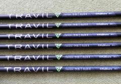 【あそうたろう】TRAVIL 85 sシャフト 5本セット DUNLOP スリクソン NEW ZXi ZXi7 / ZXi5 アイアン [トラビル