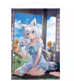 【新品未開封】 ほろ〜かる　白上フブキ　等身大タペストリー ホロライブ hololive C104 白上フブキ 等身大 タペストリー