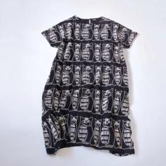 marble SUD Cord Owl ワンピース 一筆描き リネン フクロウ marble SUD Cord Owl ワンピース 一筆描き リネン フクロウ