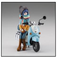 海洋堂から『ゆるキャン△』志摩リンとバイクのプラモケイ
