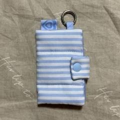 MAFAVARCHIVE fluffy wallet blue もこもこ財布