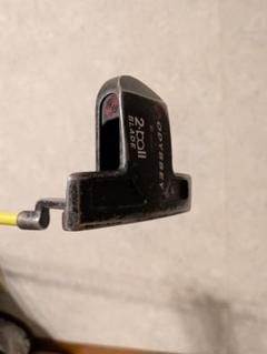Odyssey 2-Ball Blade パター 工房にて（黄）特注カスタム仕様 Odyssey 2-Ball Blade パター 工房にて（黄）特注カスタム仕様