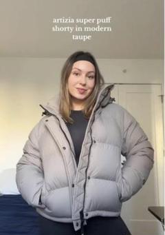 美品aritzia TNA スーパーパフ　 90%グースダウンコート　xxs 新品】Aritzia スーパーパフ ダウン