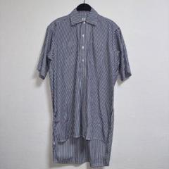 E.TAUTZ イートウツ ロングストライプシャツ 半袖のサムネイル