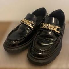 ZARA プラットフォームローファー 38 厚底 ZARA】 プラットフォームローファー (ZARA/ローファー