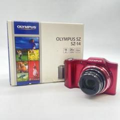 OLYMPUS SZ-14 レッド 14MP 24倍ズーム - メルカリ