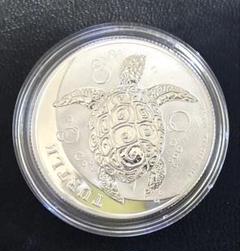 .2022年 ニウエ 「タク タイマイ・カメ」純銀1オンス 銀貨 クリアケース付 セール品】 2022 1オンス ニウエ ウミガメ銀貨 41mmクリアケース