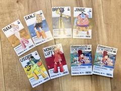ワンピース　ONE PIECE カード6枚＋シール2枚セット　GALAXY 限定のサムネイル