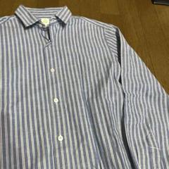 イタリア製【美品】フィナモレ ナポリ コットンリネンシャツ15