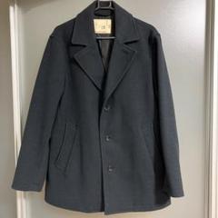 ほぼ未使用　バーニーズニューヨーク　メルトン　ピーコート　黒　メルトン　Lサイズ 人気沸騰】 値下BARNEYS NEW 未使用 L ピーコート ブラック YORK