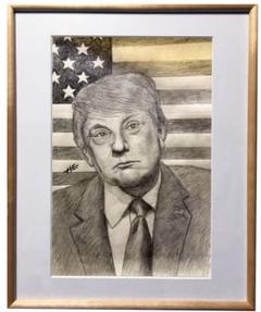 帰って来たドナルド・トランプ米国大統領、再選記念鉛筆デッサン。 m34955487510_1.jpg?1734960206