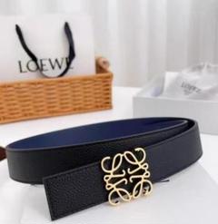 LOEWE 黒 レザー ベルト - メルカリ