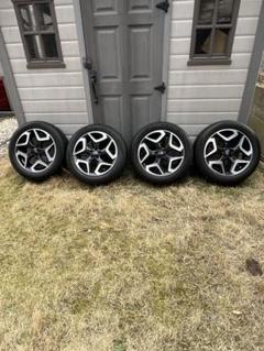 週末値下げ　スバルXV ホイールセット 4本　送料込み 週末値下げスバルXV ホイールセット 4本送料込み