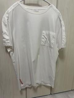 PRADA ホワイト Tシャツ XLサイズ　白　ナイロン