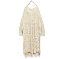 URBAN RESEARCH Sonny Label ケーブルニットワンピース