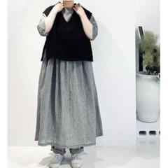 ベスト+ジレ evam eva - ...rehellinen...pull vest evam eva｜linen vest｜すべての商品