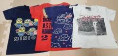 100cm　半袖Tシャツ　トップスおまとめ売り　アンパンマンふなっしードラえもん