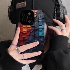 スマホケース ブロック iPhone15 カラフル ProMax 【新入荷】