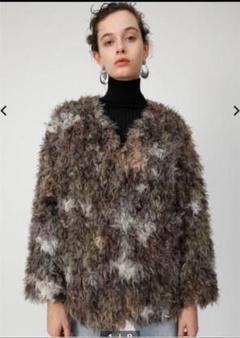 MOUSSY ファーコート ジャケット