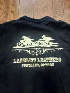 langlitz leathers Tシャツ　ヘンリーネック　S　USA製