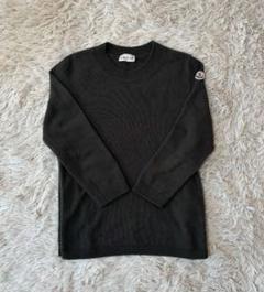 モンクレール☆美品✨ネームライン入りブラックwoolセーター❣️