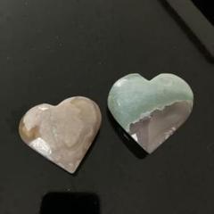 ㉓ハート 、13お星様 天然石♡ 桜瑪瑙♡♡ ♡天然石 ハート 3個セット♡ 桜瑪瑙 水晶 ジオード - メルカリ