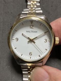 WALTHAM ウォルサム クォーツ腕時計 シルバー ゴールド WALTHAM ウォルサム クォーツ腕時計 シルバー ゴールド