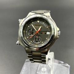 セイコー スペースナビゲーター クロノグラフ チタン 6M23-7010 Exc+5* SEIKO Space Navigator 6M23-7010 Titanium Quartz Men's