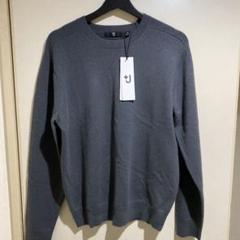 Uniqlo +J カシミヤブレンドクルーネックセーター グレー M