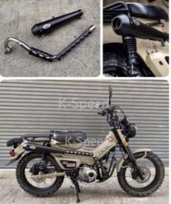 ホンダ CT125 ハンターカブ アップマフラー 送料無料!! TWR製 HONDA ハンターカブ CT125用ツインテール