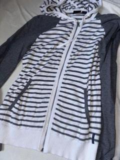 ARMANI EXCHANGE ストライプパーカー フード付き