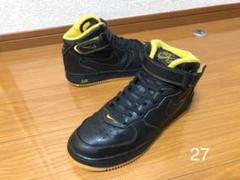 NIKE AIR FORCE1 mid black&yellow 27