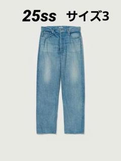 パンツ SELVEDGE FADED LIGHT DENIM PANTS 25SS 4 Auralee Selvedge Faded Light Denim Wide Pants Light Indigo