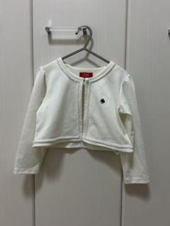 POLO ホワイト カーディガン 110