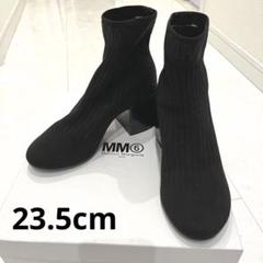 新品☆MM⑥ 黒ブーツ 23cm マルジェラ メゾンマルジェラ 足袋 mm6 ...