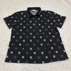 【美品】LEONARD レオナール　ゴルフシャツ　ポロシャツ　フルーツバスケット LEONARD SPORT(レオナールスポーツ)多色デザインゴルフ長袖