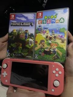 NintendoSwitchLite 本体　あつ森　& マイクラ Amazon.co.jp: 【整備済み品】 Nintendo Switch Lite あつまれ