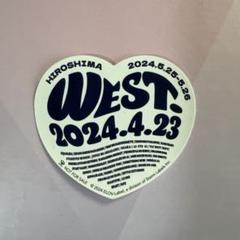 ジャニーズWEST WEST. 会場限定ステッカー　  広島　4枚 2025年最新】west ステッカー 広島の人気アイテム - メルカリ