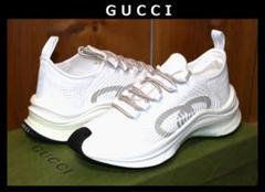 【セール】グッチ☆ロゴ テクニカルニット スニーカー☆680902 新品 GUCCI テクニカルニット スニーカー (35/22cm) Ⓗ - メルカリ
