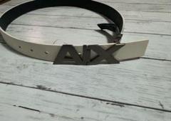 A|X ホワイトレザーベルト