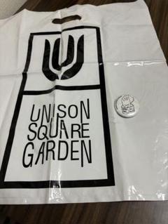 UNISON SQUARE GARDEN ショップバック　缶バッジ